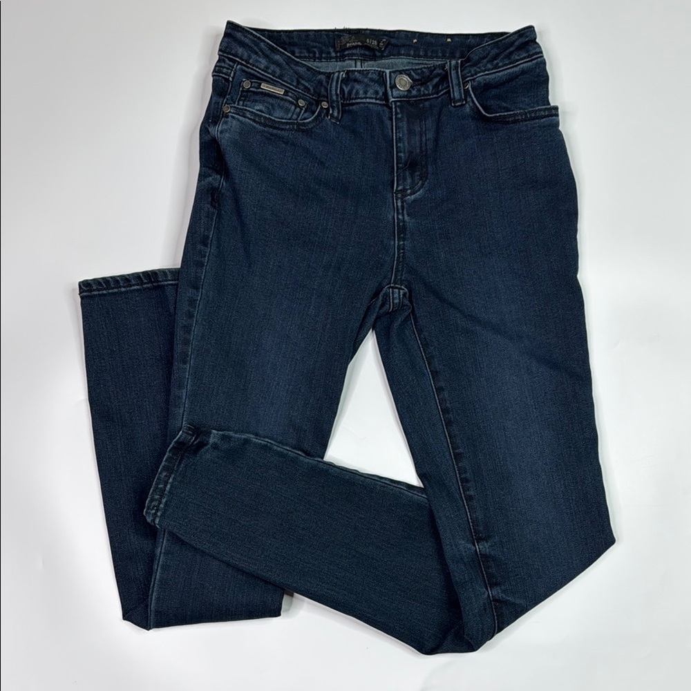 Prana 1961821 Sienna Organic Cotton Dark Wash Denim Jeans Size 6/28